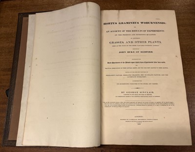 Lot 66 - Sinclair (George). Hortus Gramineus Woburnensis, 1816