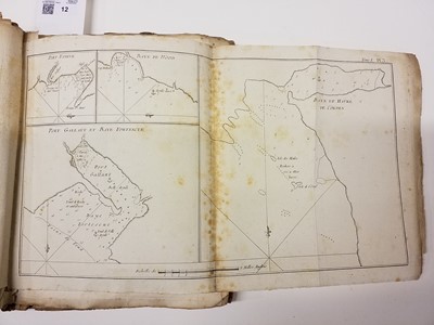 Lot 12 - Hawkesworth (John). Cartes et Figures des Voyages, atlas volume, 1774
