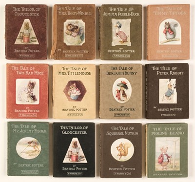 Lot 221 - Potter (Beatrix). A collection of 32 Beatrix Potter titles, including four 1st editions