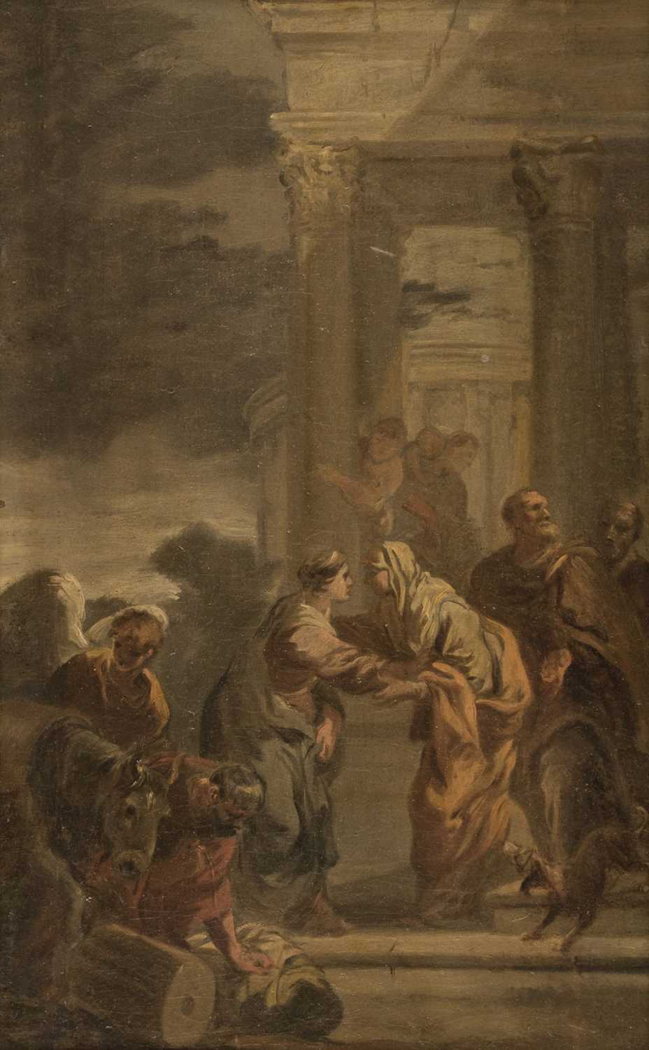 7 - Subleyras (Pierre, 1699-1749), The Visitation; and The Presentation, oils on panel