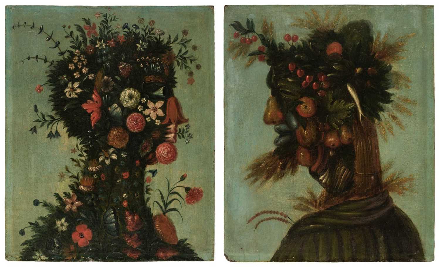 Lot 9 - Arcimboldo (Giuseppe, circa 1527-1593). Composite Heads