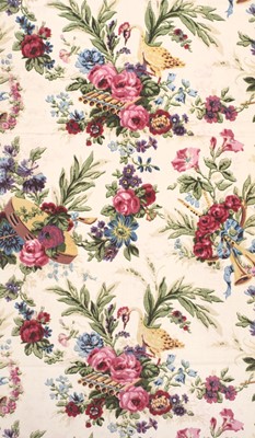 Lot 626 - Fabric. A printed cotton length, probably French, early 20th century