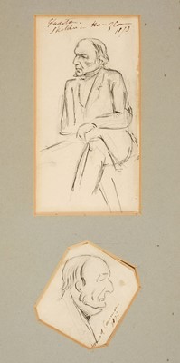 Lot 124 - Ward (Leslie Matthew, 1851-1922). Sketches of Gladstone in the House of Commons, 1873