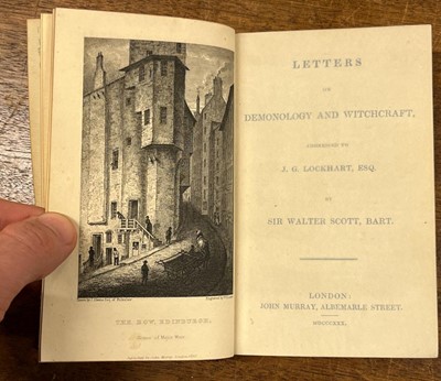 Lot 319 - Demonology & Witchcraft. Letters on Demonology and Witchcraft, addressed to J.G. Lockhart, 1830
