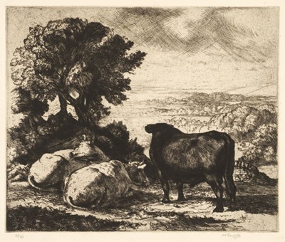 Lot 112 - Tunnicliffe (Charles,  1901-1979). The Cheshire Plain