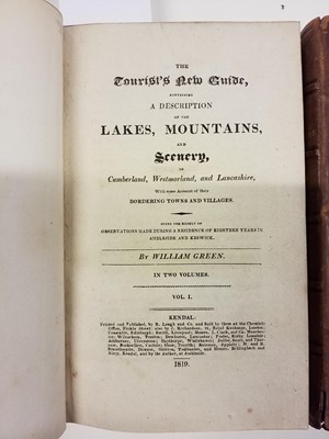 Lot 12 - Green (William). The Tourist's New Guide, containing a Description of the Lakes, 2 vols., 1819
