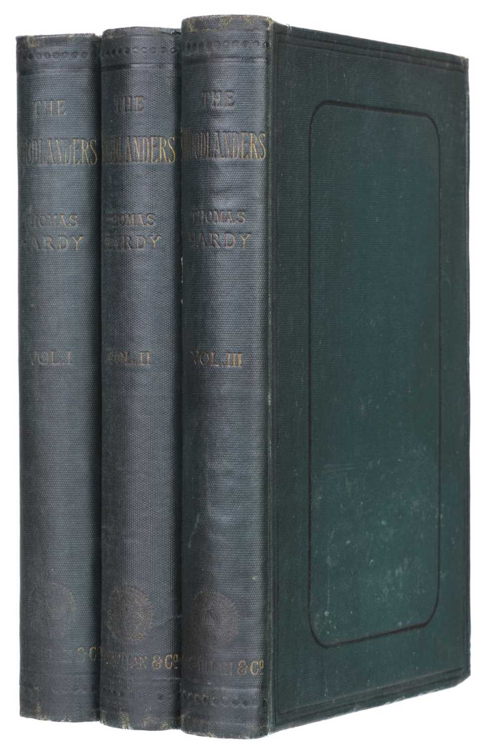 Lot 787 - 1887 Hardy (Thomas). The Woodlanders, 3 volumes, 1st edition, London: Macmillan, 1887