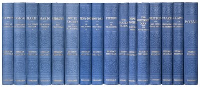 Lot 426 - Melville (Herman). The Works, 16 volumes, London: Constable, 1922-24