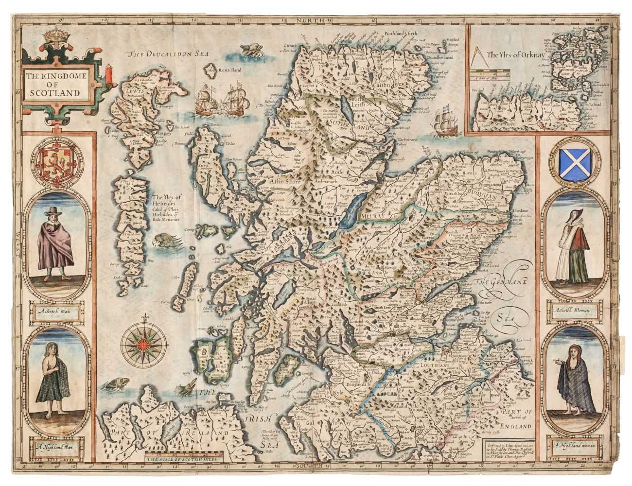 Lot 176 - Scotland. Speed (John), The Kingdome of Scotland, Thomas Bassett & Richard Chiswell [1676]