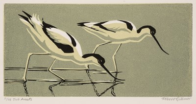 Lot 90 - Gillmor (Robert, 1936-2022). Two Avocets