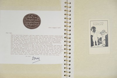 Lot 329 - Bookplates. An album containing 57 bookplates, 18th-20th century