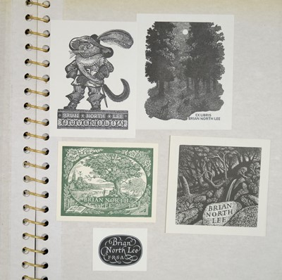 Lot 329 - Bookplates. An album containing 57 bookplates, 18th-20th century
