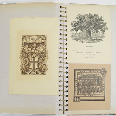 Lot 329 - Bookplates. An album containing 57 bookplates, 18th-20th century