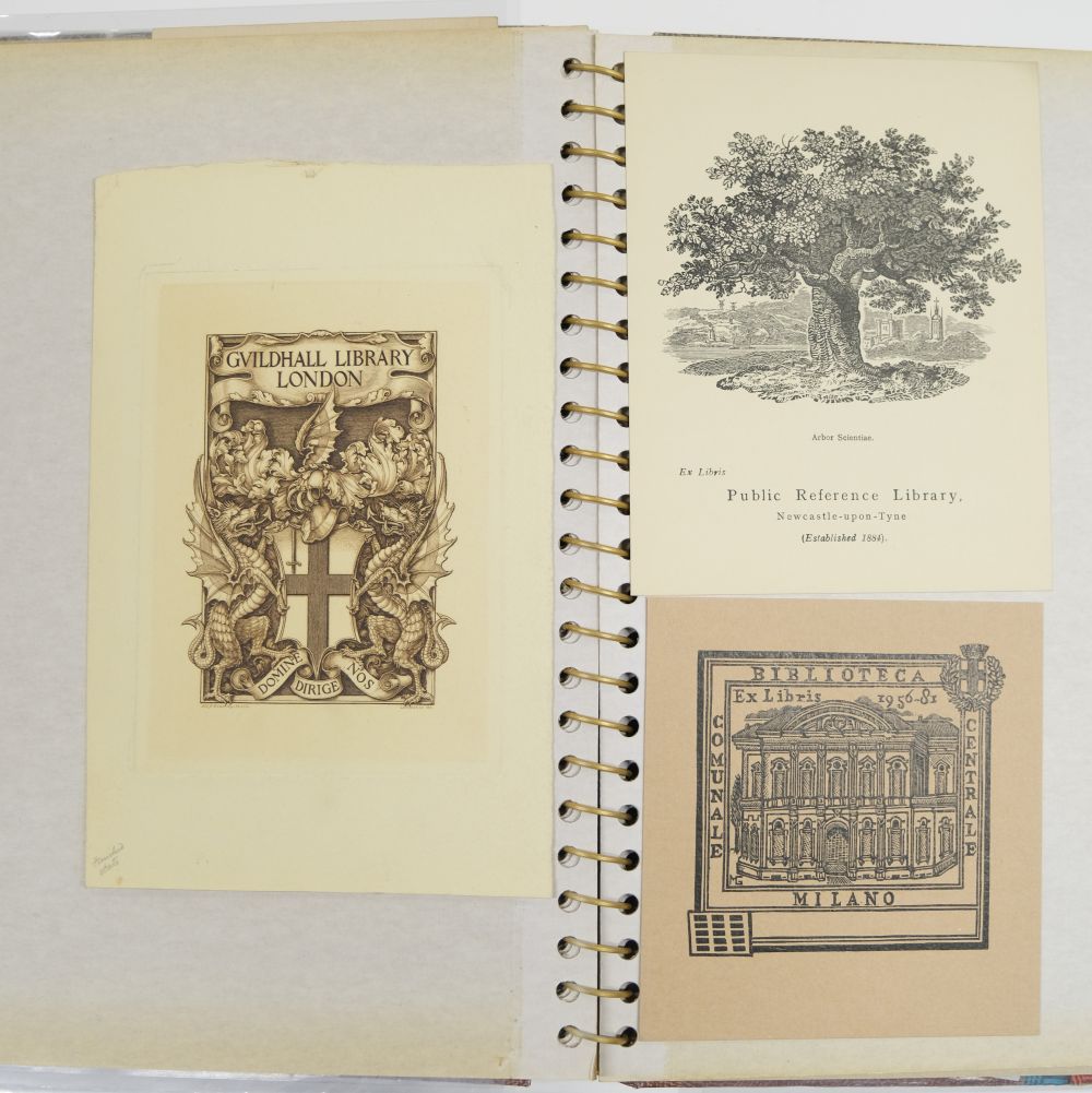 Lot 329 - Bookplates. An album containing 57