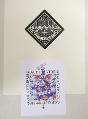 Lot 329 - Bookplates. An album containing 57 bookplates, 18th-20th century