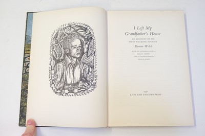 Lot 174 - Welch (Denton, 1915-1948). Self Portrait and small archive of related ephemera, 1934-1936