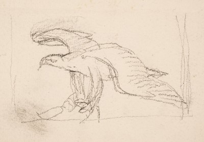 Lot 101 - Tunnicliffe (Charles Frederick, 1901-1979). Pencil sketch of an eagle