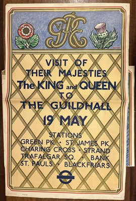 Lot 274 - 1937 George VI. A group of 7 variant coronation posters for King George VI, [1937]