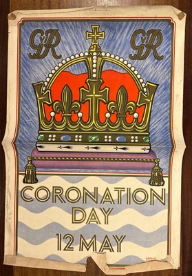 Lot 274 - 1937 George VI. A group of 7 variant coronation posters for King George VI, [1937]