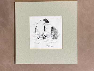 Lot 114 - Wilson (Edward Adrian, 1872-1912). Adelie Penguin and Chick