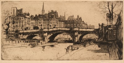 Lot 321 - Cameron (David Young, 1865-1945). Pont Neuf Bridge, 1904