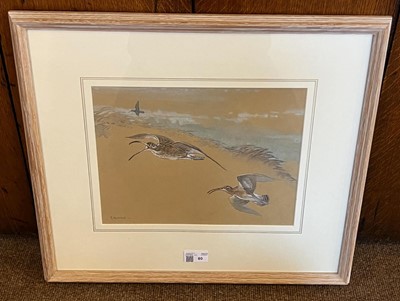 Lot 80 - Ennion (Eric, 1900-1981). Curlews flying