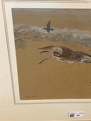 Lot 80 - Ennion (Eric, 1900-1981). Curlews flying