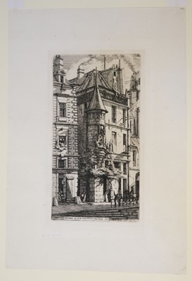 Lot 129 - Meryon (Charles, 1821-1868). Tourelle de la Tixeranderie