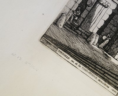 Lot 129 - Meryon (Charles, 1821-1868). Tourelle de la Tixeranderie