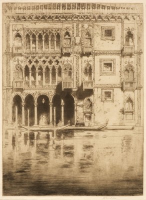 Lot 320 - Cameron (David Young, 1865-1945). Ca' d'Oro, etching, 1900