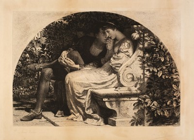 Lot 139 - Dicksee (Frank, 1853-1928 and Lalauze, Adolphe, 1838-1905/06) A Love Story, 1884