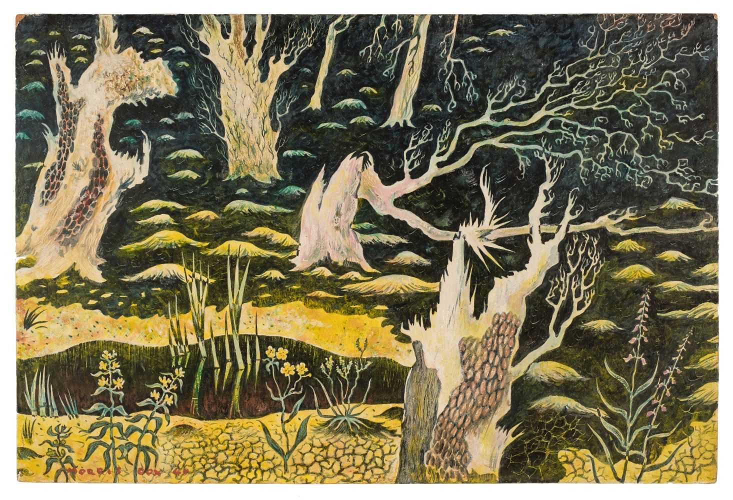 Lot 244 - Cox (Morris, 1903-1998). Bomb Crater Epping Forest, 1948