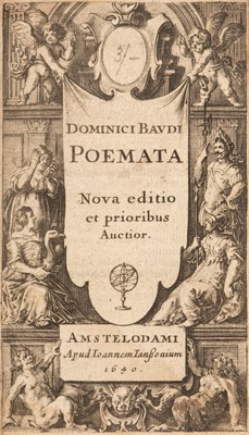 Lot 288 - Hensius (Daniel). Poemata, nova editio et prioribus auctior, Amsterdam: Joannem Janssonium