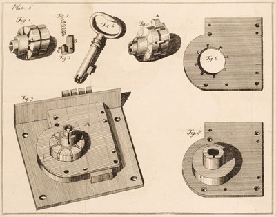 Lot 360 - Bramah (Joseph). A Dissertation on the Construction of Locks, [1785?]