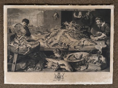 Lot 196 - Earlom (Richard). The Larder in the Common Parlour at Houghton..., John Boydell, 1775