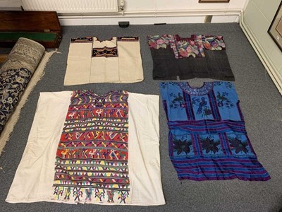Lot 460 - South America. A collection of traditional huipil tunics, early-later 20th century
