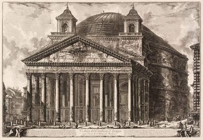 Lot 44 - Piranesi (Giovanni Battista, 1720-1778). The Pantheon, Rome