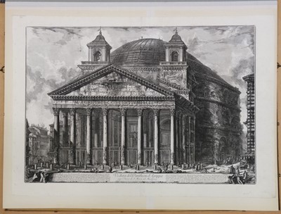 Lot 44 - Piranesi (Giovanni Battista, 1720-1778). The Pantheon, Rome