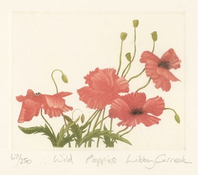 Lot 123 - Carreck (Libby). And Wild Poppies..., and others