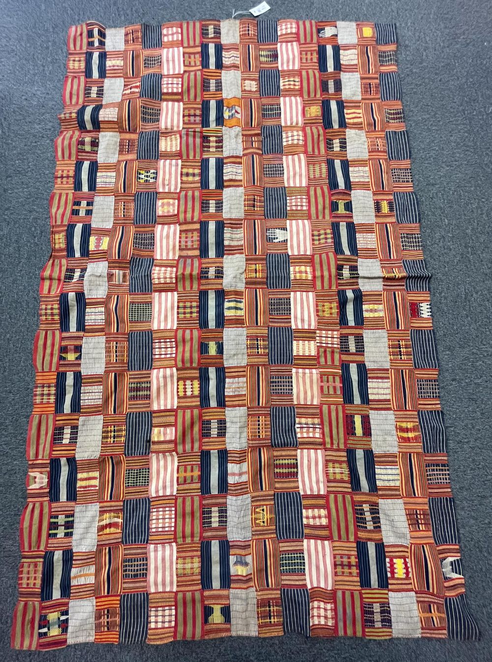 Lot 452 - Africa. An Ashanti or Ewe kente cloth Ghana