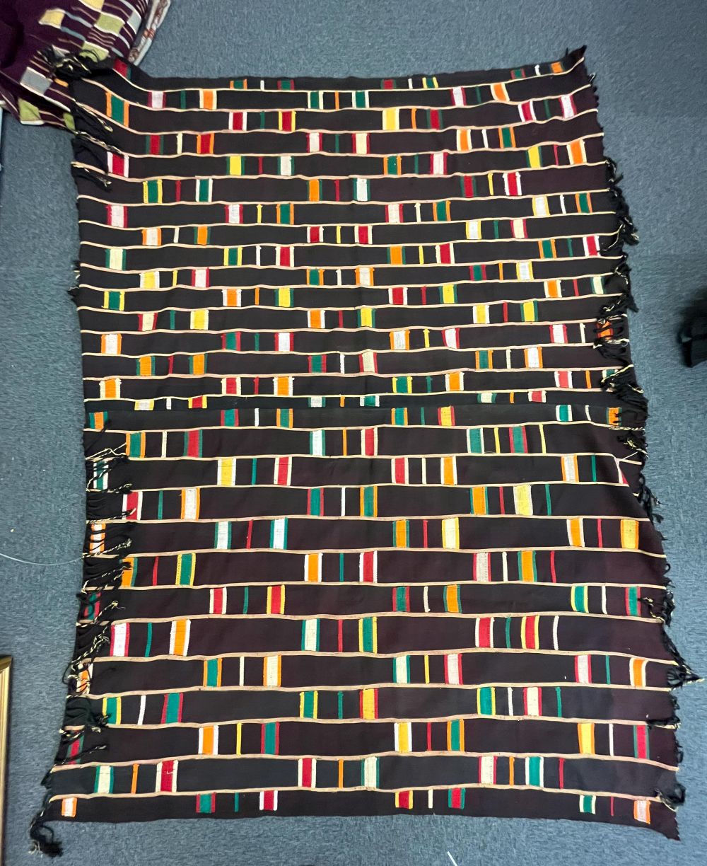 Lot 452 - Africa. An Ashanti or Ewe kente cloth Ghana