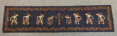 Lot 456 - India. A  Chang Naga warrior ceremonial cowrie shell body cloth, early 20th century, & others