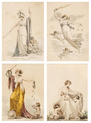 Lot 92 - Agar (John Samuel, circa 1770-1840). Classical Goddesses, 1799