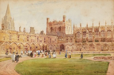 Lot 124 - Matthison (William, 1853-1926). Christchurch College, Oxford, watercolour