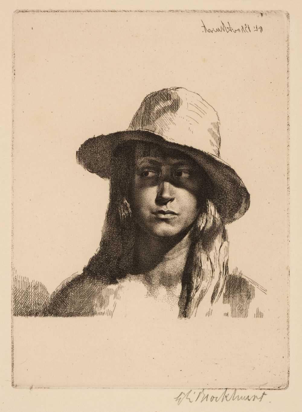 Lot 340 - Brockhurst (Gerald Leslie, 1890-1978). Corinne, 1925, etching