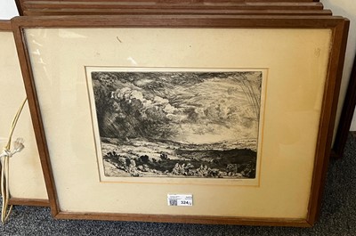 Lot 324 - Cheston (Charles Sidney, 1882-1960). Group of 8 landscape etchings