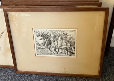 Lot 324 - Cheston (Charles Sidney, 1882-1960). Group of 8 landscape etchings