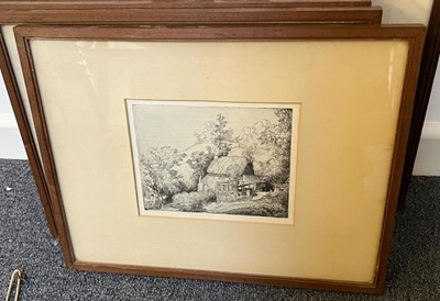 Lot 324 - Cheston (Charles Sidney, 1882-1960). Group of 8 landscape etchings