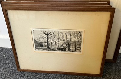 Lot 324 - Cheston (Charles Sidney, 1882-1960). Group of 8 landscape etchings