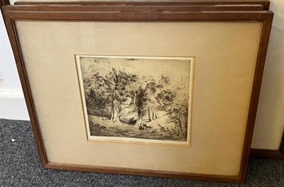 Lot 324 - Cheston (Charles Sidney, 1882-1960). Group of 8 landscape etchings